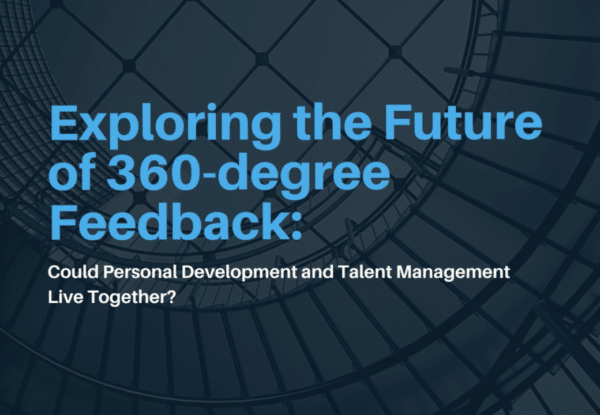 Future of 360-degree Feedback talent management