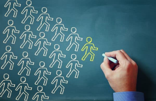 chalkboard showing leadership responsibility